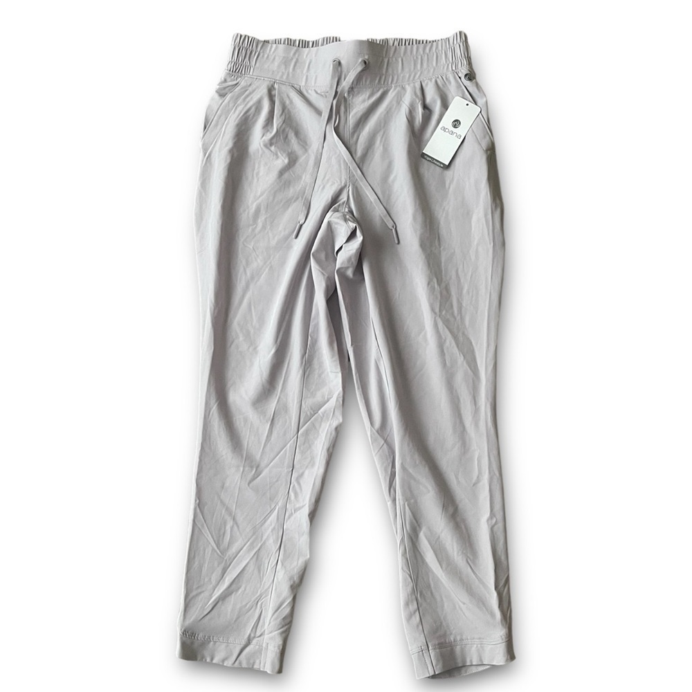 Apana Yoga Lifestyle Track Pants, Size small, Dewdrop purple color, NWT - Picture 2 of 8